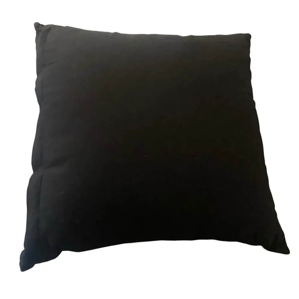 Handmade Decorative Accent Pillow with Embroidered Beaded Accents & Animal Print
